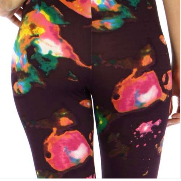 NWT OS Exploration Outer Space Leggings Super Soft - Picture 3 of 6